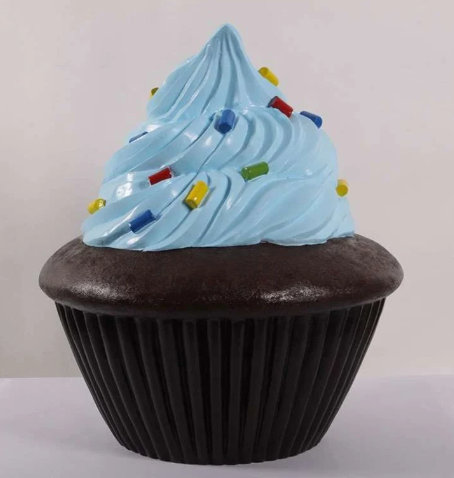 Statue de petit gâteau au chocolat Jahna