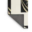 Tapis de zone noir/crème contemporaine-1754990301