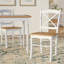 Chaise d'appoint à dossier en croix Castellon-1649172166