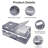 Nikolin Stackable Plastic Underbed Storage Box with Double-Open Lid and Wheels-1459822034-1459822033