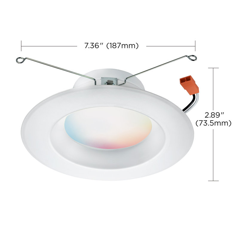 Ensemble d'éclairage à DEL encastré 7,36 "CCT Remodel