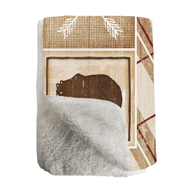 Country Cabin Sherpa Throw
