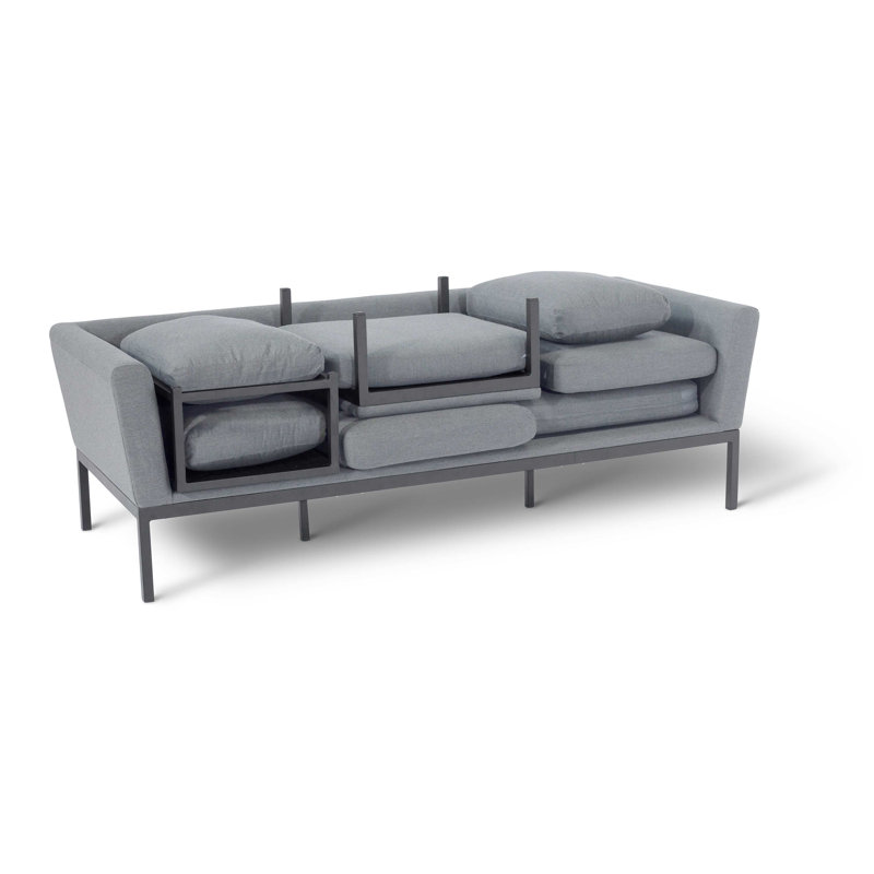 Galion 4 - Person Seating Group with Cushions, Grey