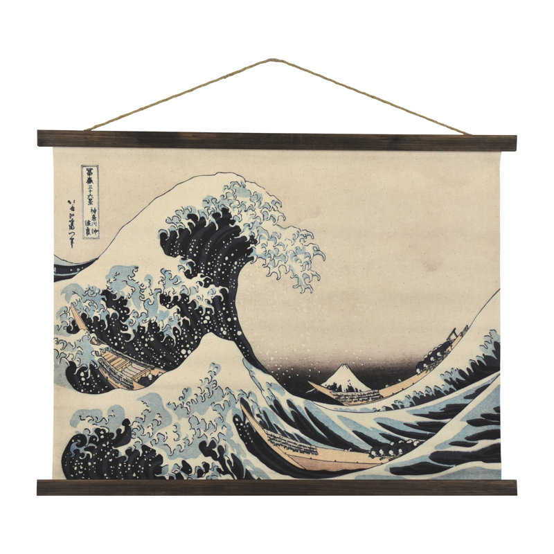  Mihos, la grande vague de Kanagawa, tapisserie, maison de plage, art mural