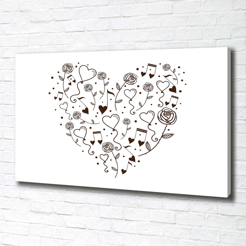 Heart - Wrapped Canvas Print