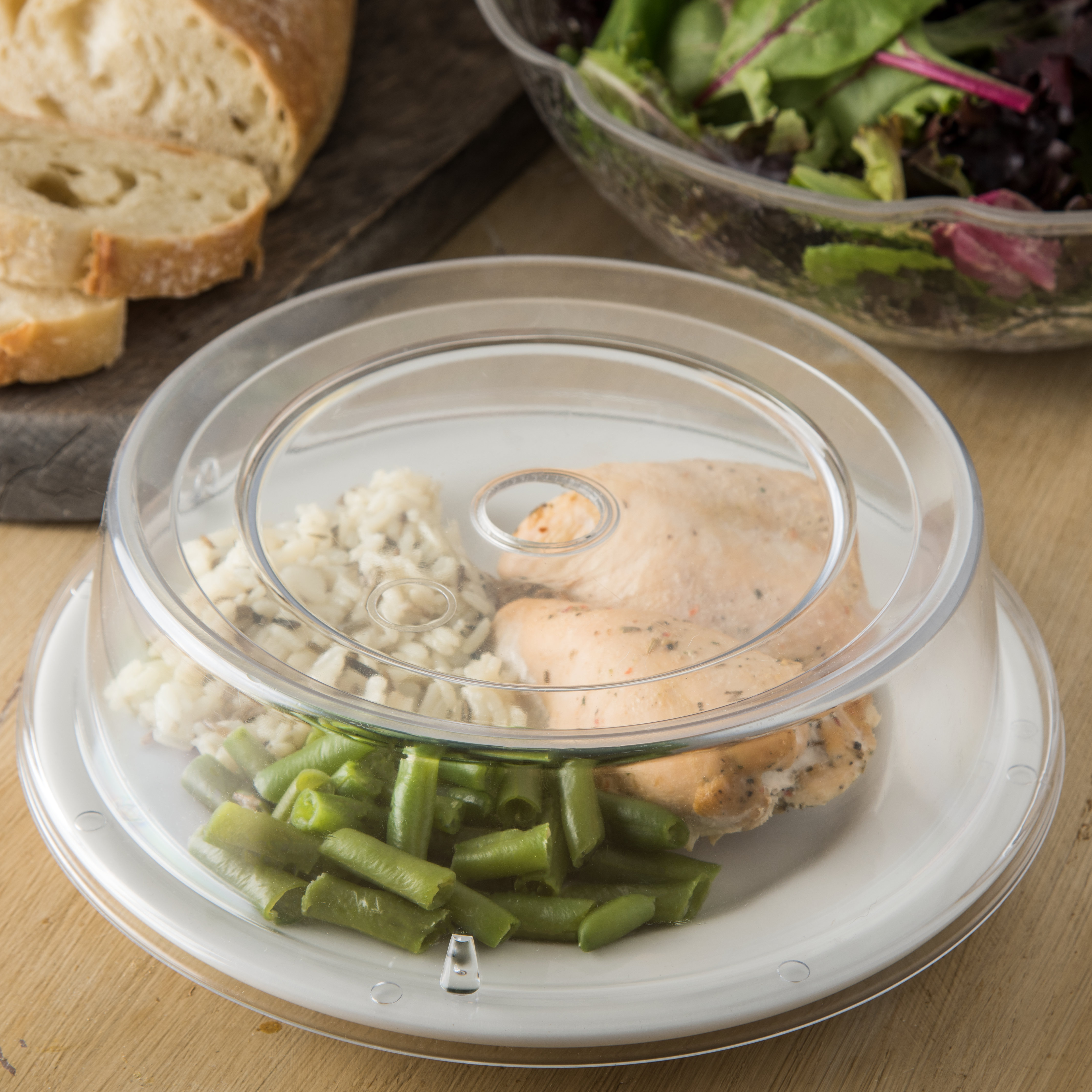 Carlisle Food Service Products Circle Plastic Food Storage Container