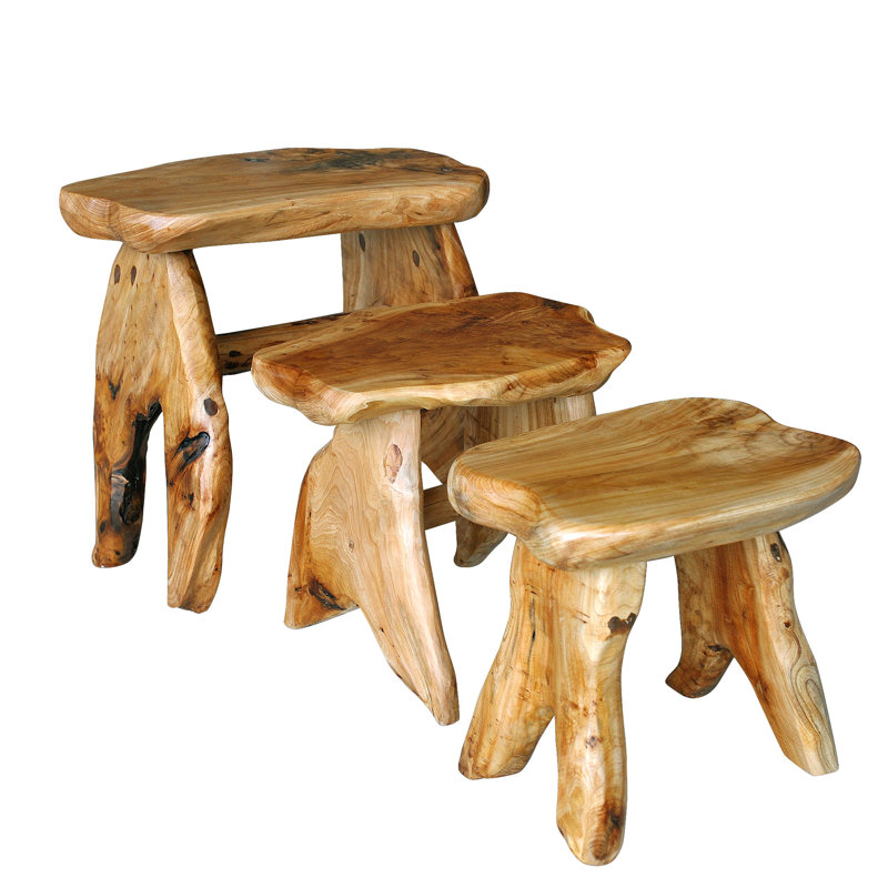 Solid Wood Accent Stool