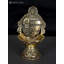 4 pouces de Tirupati Balaji Conch Diya en laiton