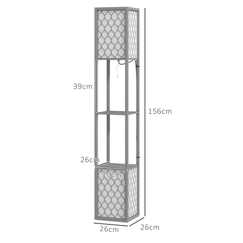 156 H cm Traditional Floor Lamp