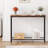 Console Table, Sofa Tables Narrow Entryway Table With Glass Shelf And Metal Frame, 33.5” Behind Couch Table Industrial Hallway Table For Living Room, Foyer, Bedroom-1867169873-1867169868-1867192699