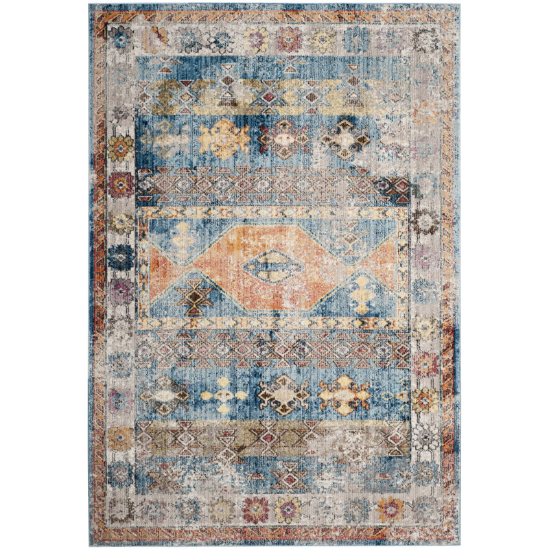 Reza Southwestern Hand Woven Area Rug, Rectangle 122 x 183 cm
