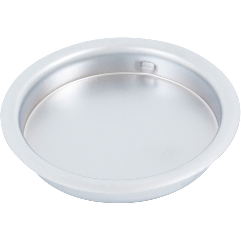 Recessed Pull, Satin Chrome