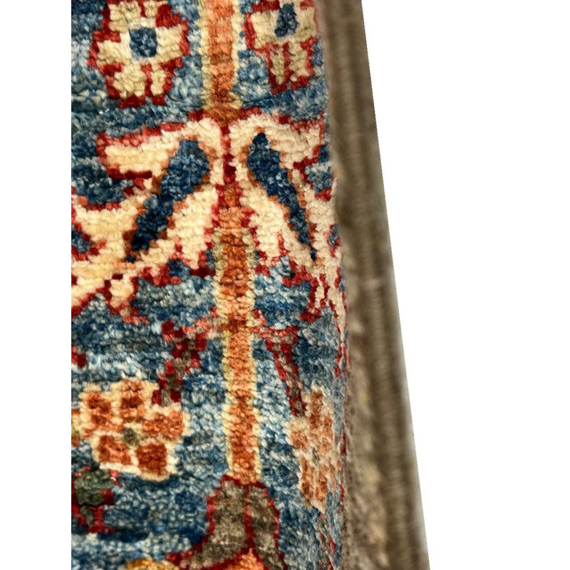 Abstract Area Rug in Gray