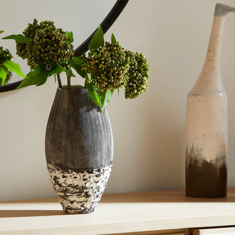 Vase de table Calypso Ecomix par Ami Kasten, H 11,5 po x l 6,25 po x P 6,25 po