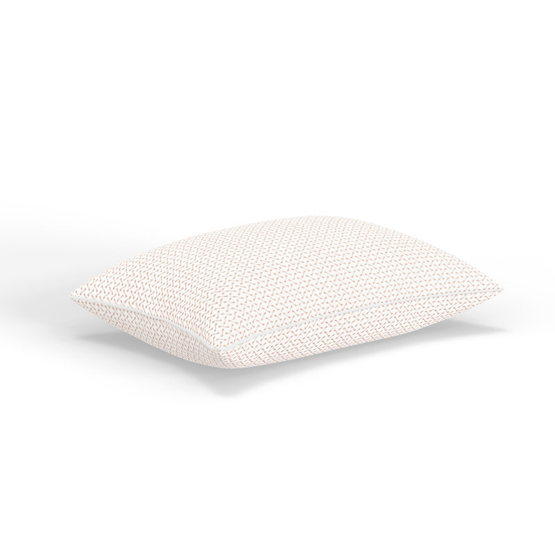 Jumbo White Memory Foam Bed Pillow with Copper Infused Cover