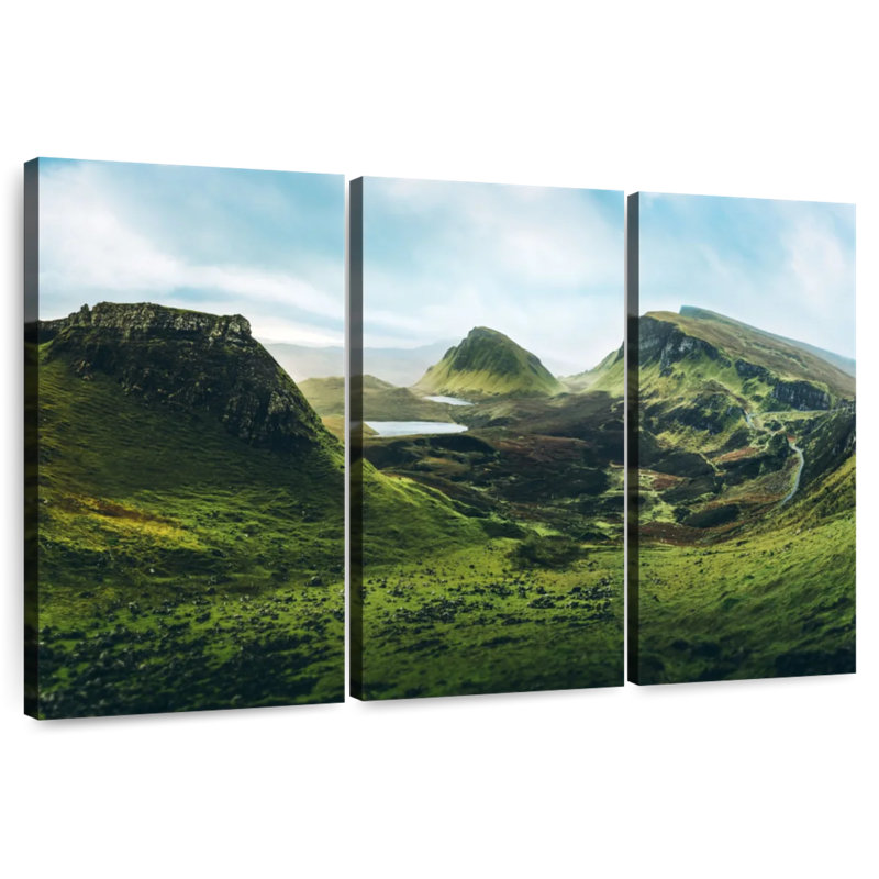 Alvord Quiraing Mountain Landscape, 48" H x 74" W