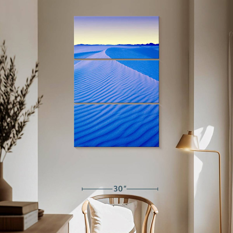 White Sands Blue Desert, H 65 po x l 42 po