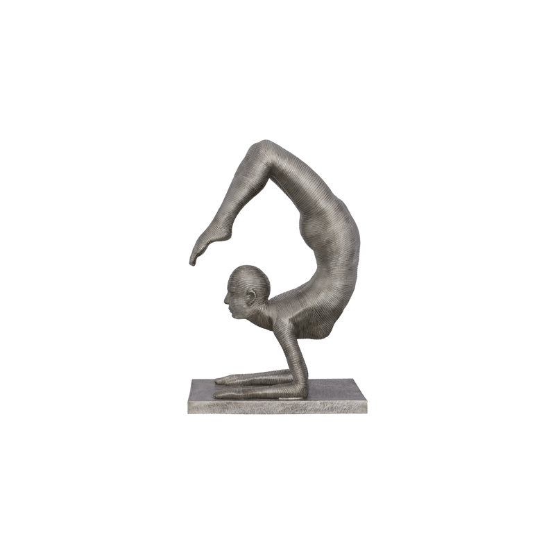 Handstand Scorpion Statue, Aluminum