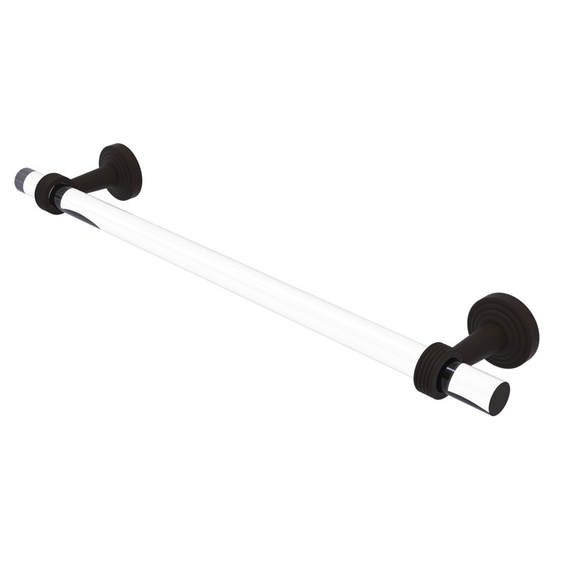 Pacific Beach 1 Towel Bar, Oil Rubbed Bronze, 3.985" H x 28" W x 2.2" D