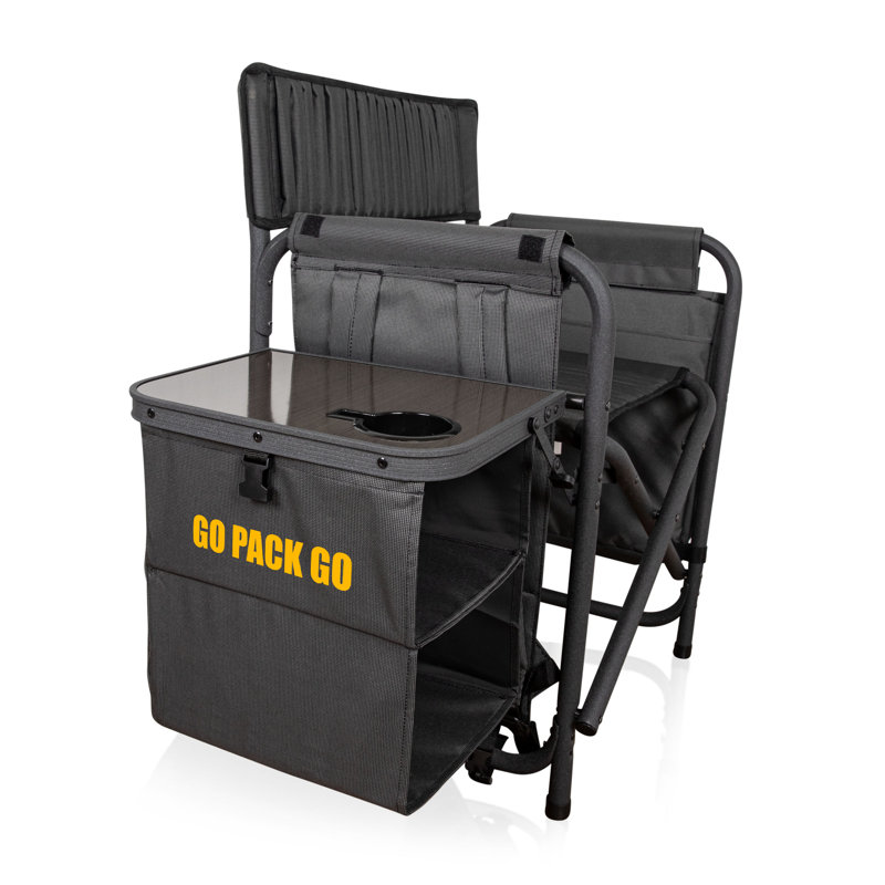 NFL Fusion Camping Chair, Black, Green Bay Packers