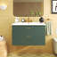 Floating Bathroom Storage Cabinet with 2 Drawers-108848683