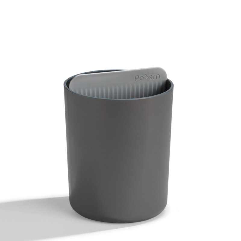 Recycled Utensil Holder - Made in UK, Dark Grey