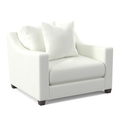 Fauteuil en polyester l 45 po Zoraya