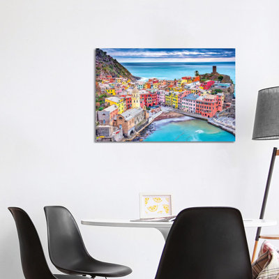 Vernazza by Marco Carmassi - Print on Canvas