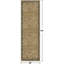 Tapis de couloir bohème vintage 76 cm x 244 cm, envers en caoutchouc antidérapant lavable-1032653778