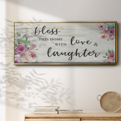 Love and Laughter - Toile encadrée