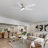 52" Flush Mount Ceiling Fan with Light and Remote