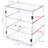 Diquon 3 Tier Clear Food Storage Container Breadbox