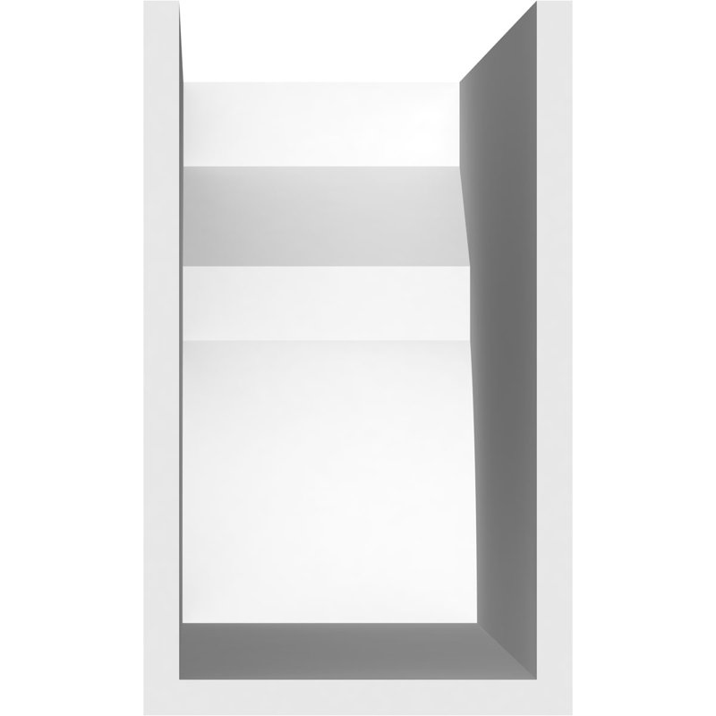 Queue de chevron standard en PVC de qualité architecturale Monterey, H 10 po x L 6 po x P 30 po