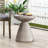 Outdoor Lightweight Concrete Side Table