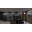 Moreauville 3-Light Matte Black Pendant Light