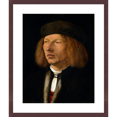 Portrait de Burkhard de Spire par Albrecht Dürer, impression giclée sur cadre