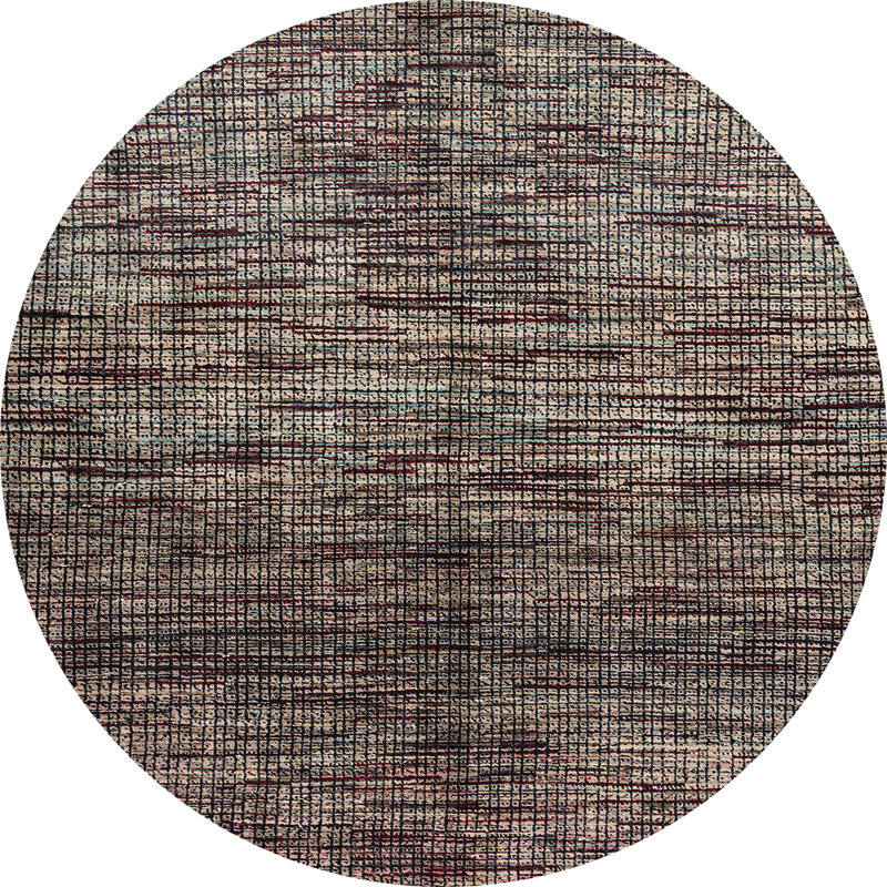 Tapis abstrait moderne 4548, Rond 3 pi