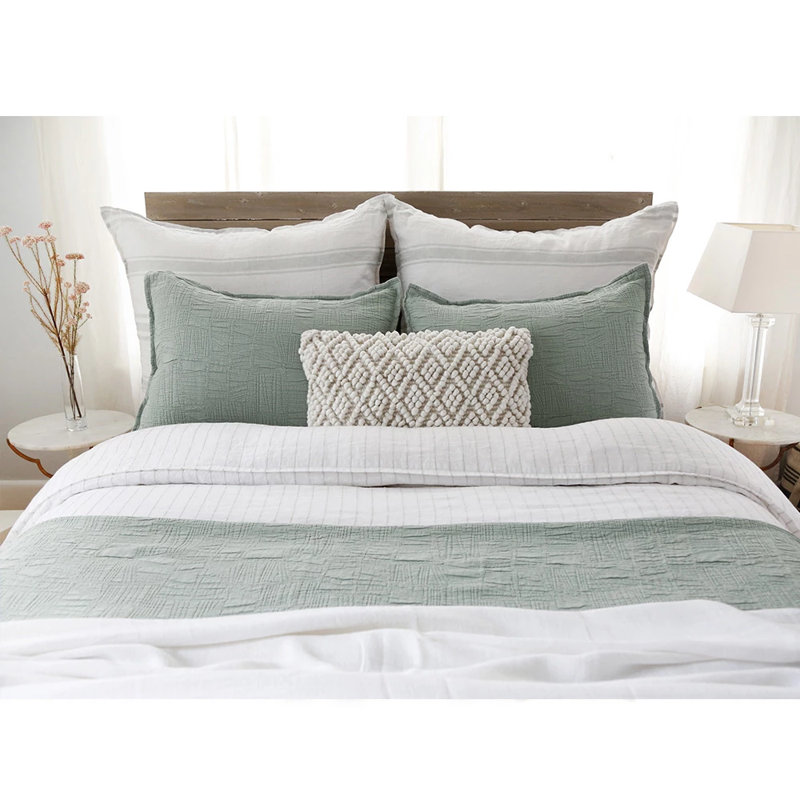 Harbour Coverlet, Sea Glass, King