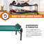 Lit simple Disc-O-Bed, solution de sommeil portable pour tentes et cabines, vert, grand-128797379