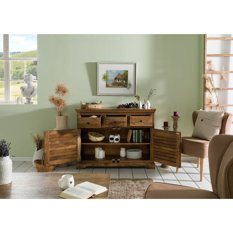 Rodez 120cm Solid Wood Sideboard