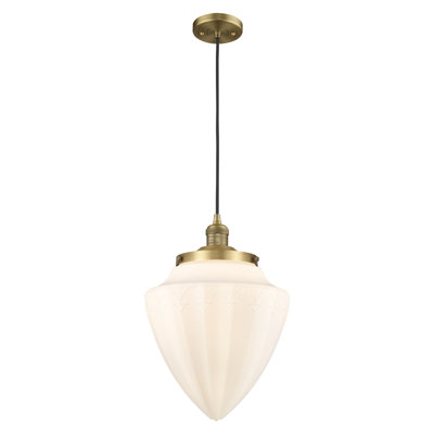 Luminaire suspendu simple à 1 lumière