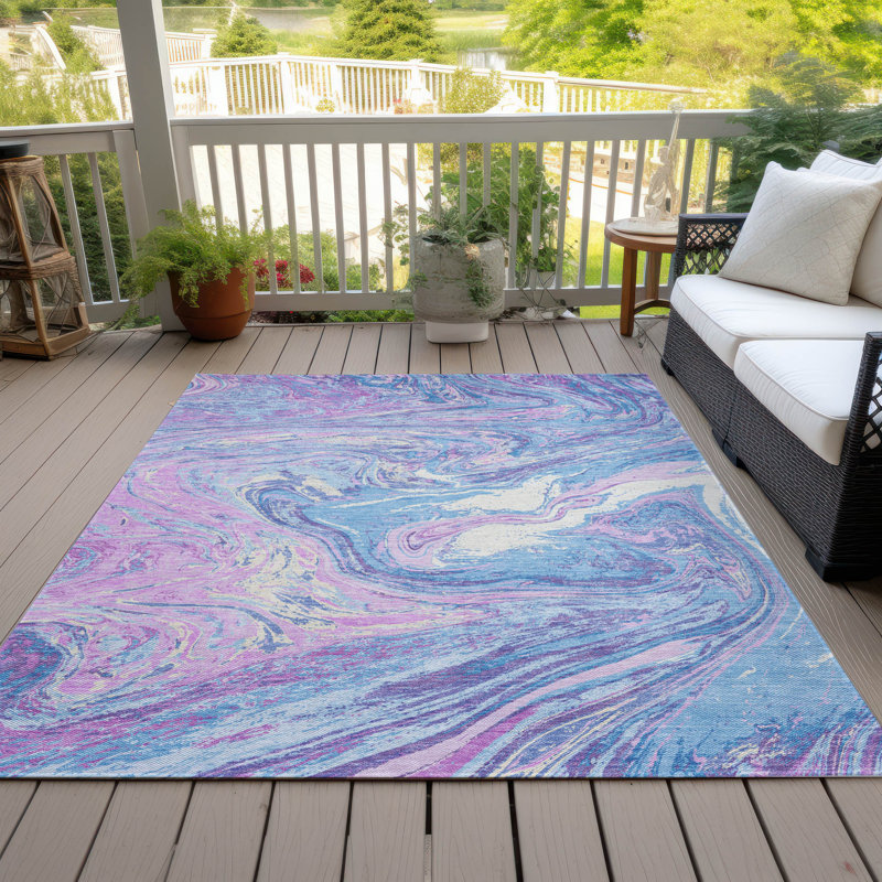  Machine Washable Indoor/Outdoor Chayden ACN1061 Rug, Rectangle 3' x 5'
