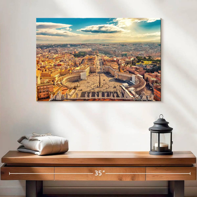 Sirci Sunny St. Peter's Square, H 16 po x l 24 po