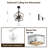 Montara 15" French Country Wood Caged Ceiling Fan with Lights and Remote, 3 Speeds Reversible Fandelier Ceiling Fan Farmhouse 