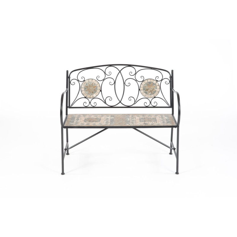 Turin Wrought Iron Bench