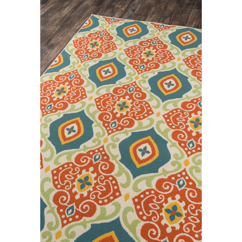Ikat Indoor / Outdoor Rug, Runner 2'3" x 7'6"