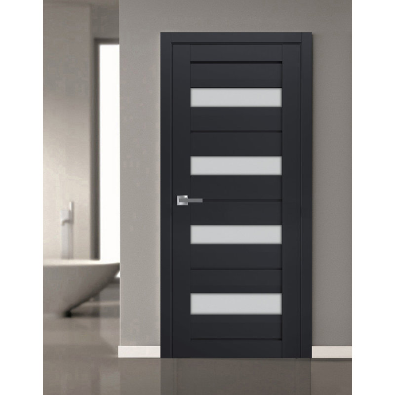 Porte standard Veregio, 30 po x 80 po, Antracite