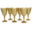 Mid-Century Golden Goblets