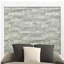 Lit de panneau de lit grand / moderne de style moderne / contemporain 1pc Gris et blanc-1324187915