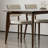 Rectangular Rock Slab Solid Wood Dining Table-1000790503